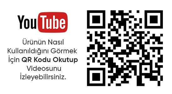 Apel bk 522 tutkal tanıtım videosu QR şeması