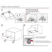 Samet Ultimade Tek Açılım Çekmece Rayı