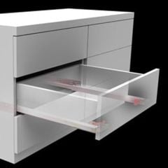 Samet Smart Slide Çift Açılım Çekmece Rayı