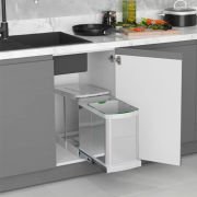 Starax 2395 Teleskopik Raylı Çöp Kovası 16+1 Lt