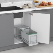 Starax 2573 Raylı Plastik Gövde Çöp Kovası 16 Lt