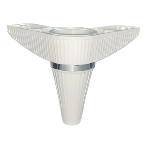 Liz Line Beyaz Krom 14 cm Mobilya Ayağı