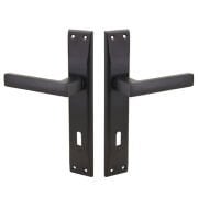 Lama Siyah Aynalı Kapı Kolu