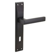 Lama Siyah Aynalı Kapı Kolu