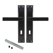 Lama Siyah Aynalı Kapı Kolu