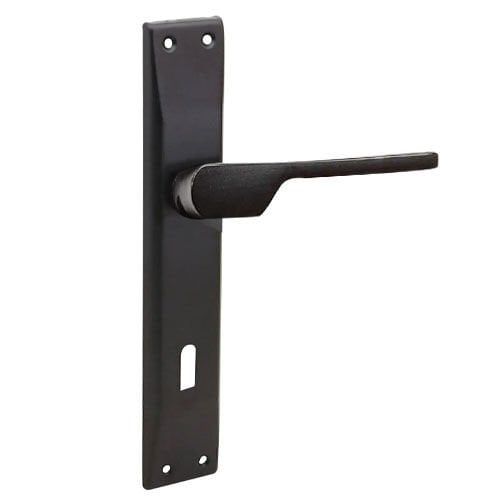 Leydi Siyah Aynalı Kapı Kolu