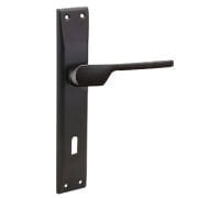 Leydi Siyah Aynalı Kapı Kolu