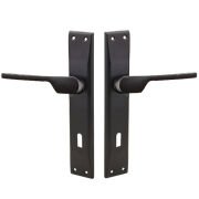 Leydi Siyah Aynalı Kapı Kolu