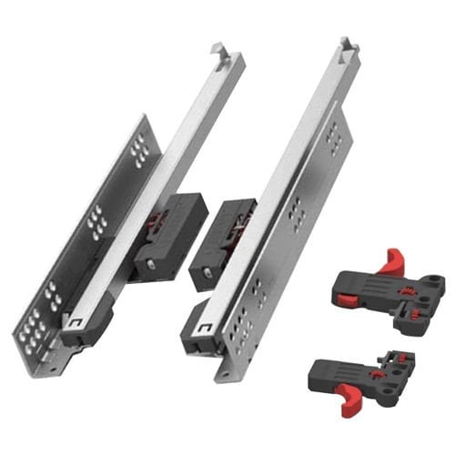 Samet Smart Slide Bas Aç Çekmece Rayı 35 cm  - Tek Açılım Ray