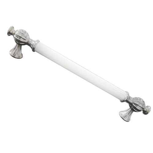 Lara 160 mm Beyaz Krom Mobilya Kulp