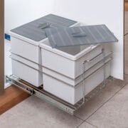 Oscar M3322 50 LT Teleskopik Raylı Plastik Çöp Kovası