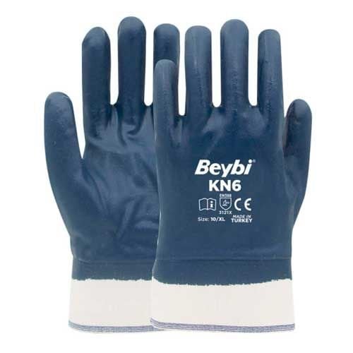 Beybi KN6 Pamuk Nitril Petrolcü Eldiveni