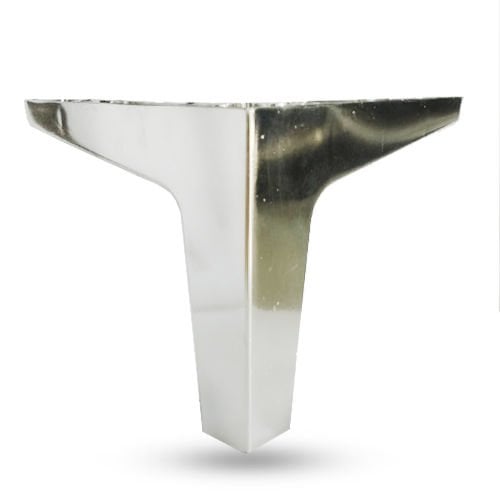 Krom 12 cm Plastik Mobilya Ayağı