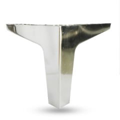 Krom 12 cm Plastik Mobilya Ayağı