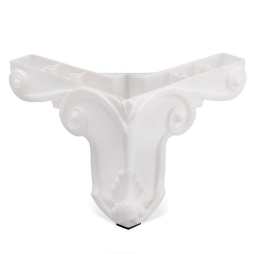 Aslan 12 cm Beyaz Mobilya Ayağı