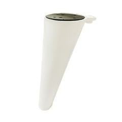 Açılı Konik 14 cm Beyaz Mobilya Ayağı