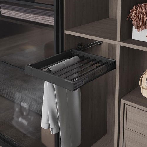 Starax Teleskopik Raylı Alüminyum Pantolonluk 45 cm