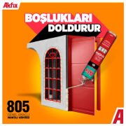 Akfix Pipetli 865 GR Tam Dolu Köpük