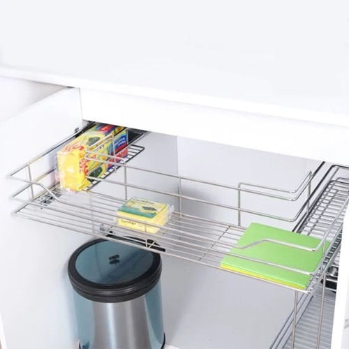 Evye Altı Çekmece 80 cm - Tandem Frenli Tek Açılım Ray