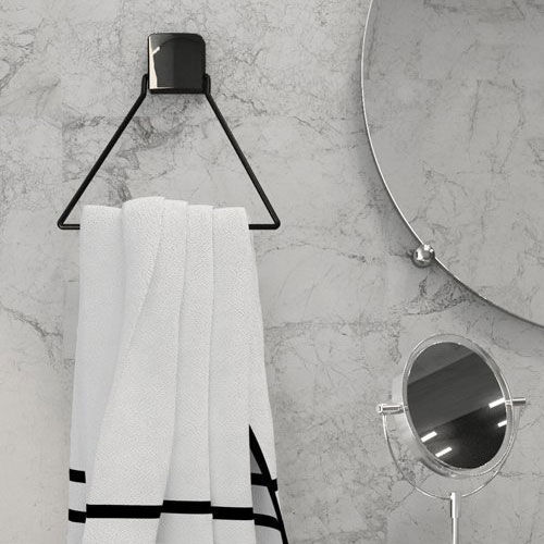 Decorev DC-5058 Siyah Üçgen Havluluk