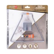 Decorev DC-4778 Krom Üçgen Havluluk
