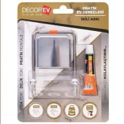 Decorev DC-4772 Krom İkili Metal Askı